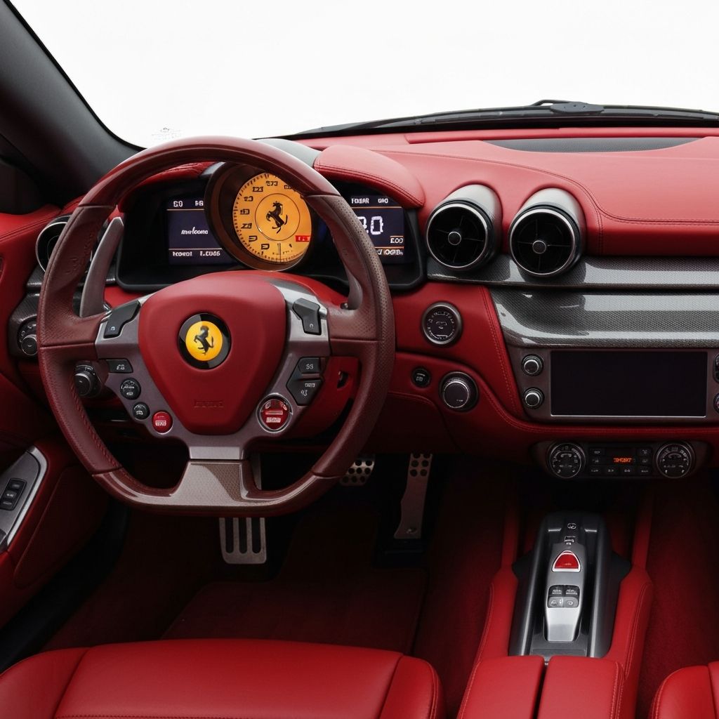 Luxury car interior